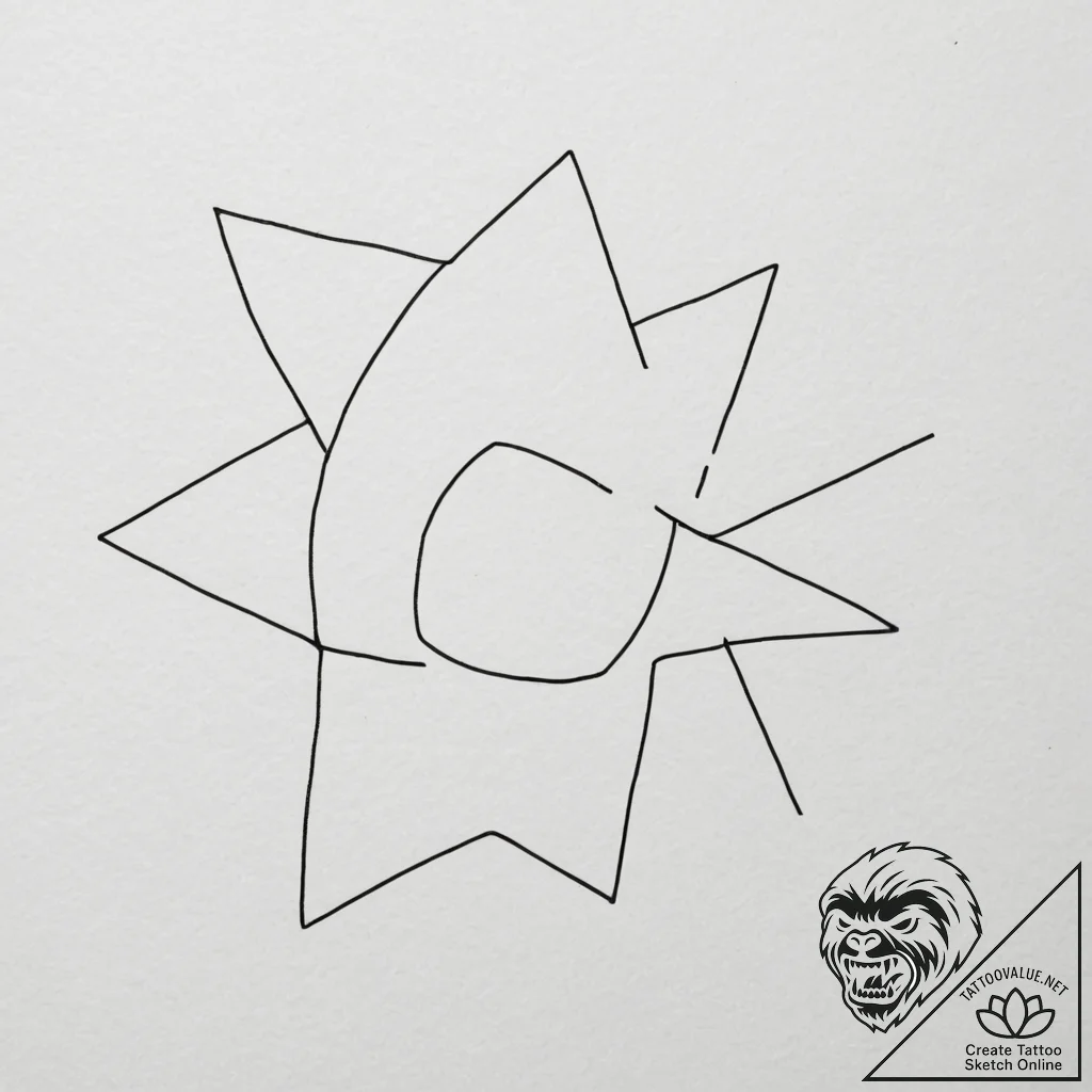Abstract & conceptual (grounded in realism) - tattoo sketch (№1755277031_0, 15.08.2025 16:57) — tattoovalue.net