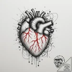 Tattoo design a subtle representation of a he… – tattoo sketch (№1755277229_0, 15.08.2025 17:00) — tattoovalue.net