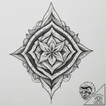 Tattoo sketch a strong, single brushstroke, s… – tattoo sketch (№1755277837_0, 15.08.2025 17:10) — tattoovalue.net