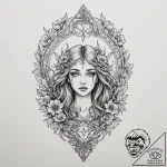 р сѓрѕр° рўсђрµр±р° (treba, sacrifice, giving… – tattoo sketch (№1755279848_0, 15.08.2025 17:44) — tattoovalue.net