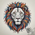 Tattoo sketch a majestic leo lion, its fur an… – tattoo sketch (№1755280450_0, 15.08.2025 17:54) — tattoovalue.net