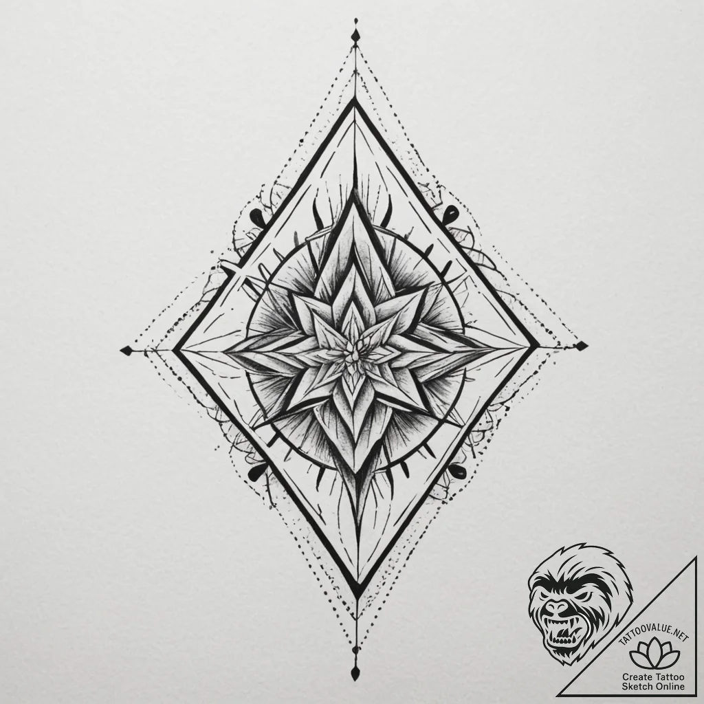 Tattoo design a single, powerful support beam... - tattoo sketch (№1755281640_0, 15.08.2025 18:14) — tattoovalue.net