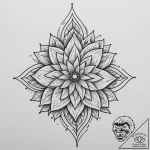 Tattoo design a quilt patch with a meaningful… – tattoo sketch (№1755282441_0, 15.08.2025 18:27) — tattoovalue.net