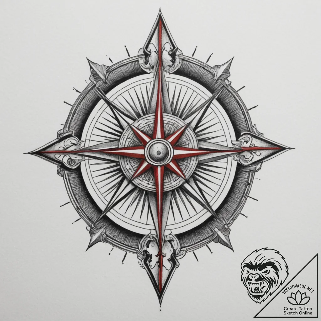 Tattoo sketch an abstract representation of a... - tattoo sketch (№1755285456_0, 15.08.2025 19:17) — tattoovalue.net