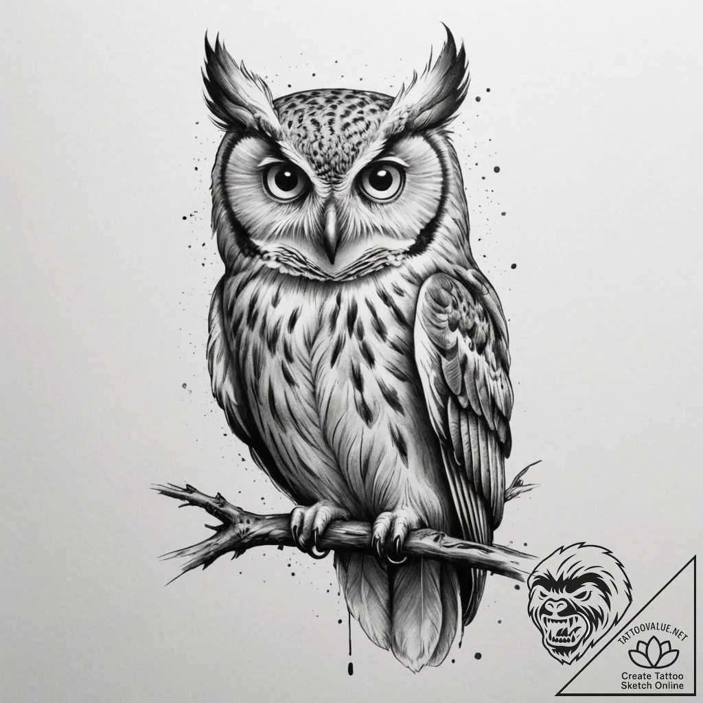 Tattoo sketch a realistic animal associated w... - tattoo sketch (№1755286254_0, 15.08.2025 19:30) — tattoovalue.net