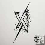 96. tattoo sketch: the rune “bereginya” (ofte… – tattoo sketch (№1755288658_0, 15.08.2025 20:10) — tattoovalue.net