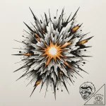 Tattoo sketch an abstract representation of c… – tattoo sketch (№1755289655_0, 15.08.2025 20:27) — tattoovalue.net
