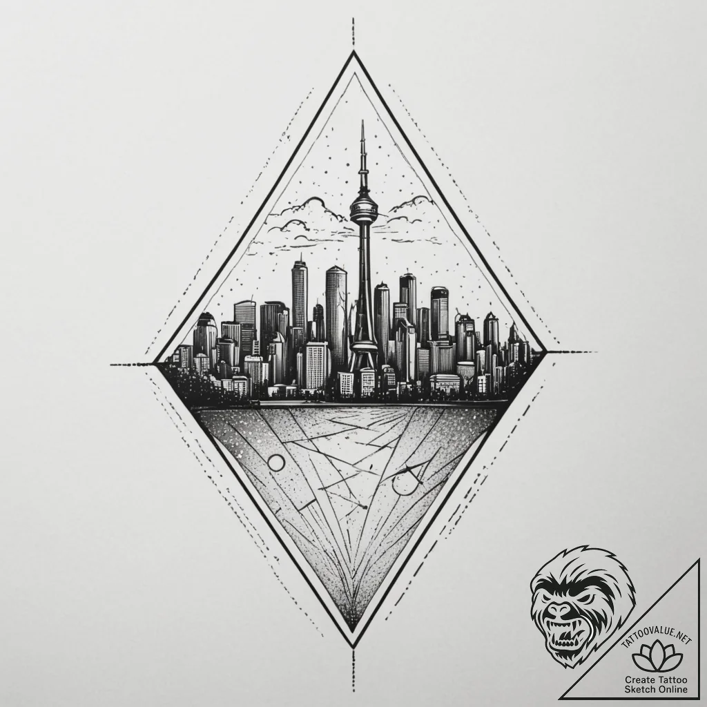 Tattoo design a heads-up display hud overlayi... - tattoo sketch (№1755293622_0, 15.08.2025 21:33) — tattoovalue.net
