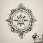 Tattoo design a cosmic dotwork sky with the z… – tattoo sketch (№1755295795_0, 15.08.2025 22:09) — tattoovalue.net