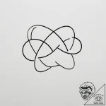 Tattoo sketch a single, fine line forming an… – tattoo sketch (№1755297386_0, 15.08.2025 22:36) — tattoovalue.net