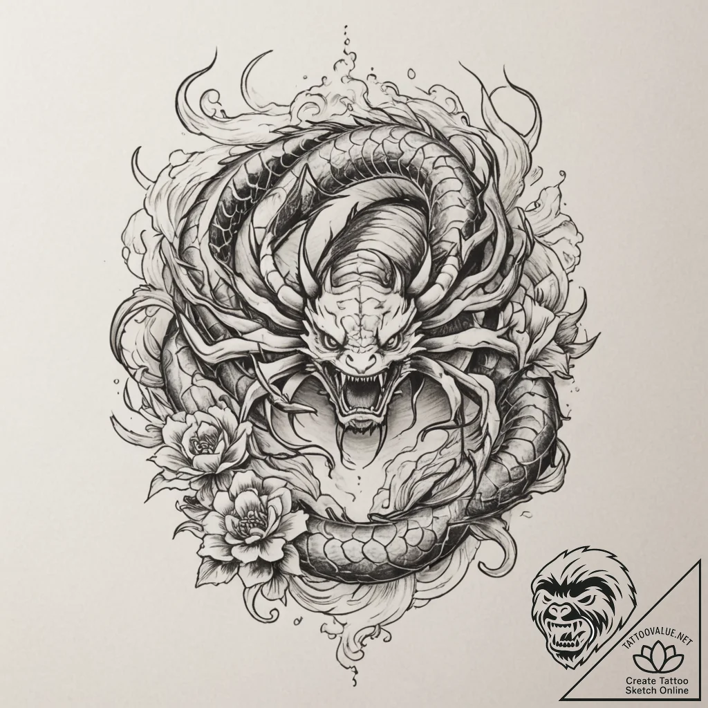 Spider, tattoo drawing outline, irezumi japan... - tattoo sketch (№1755298581_0, 15.08.2025 22:56) — tattoovalue.net