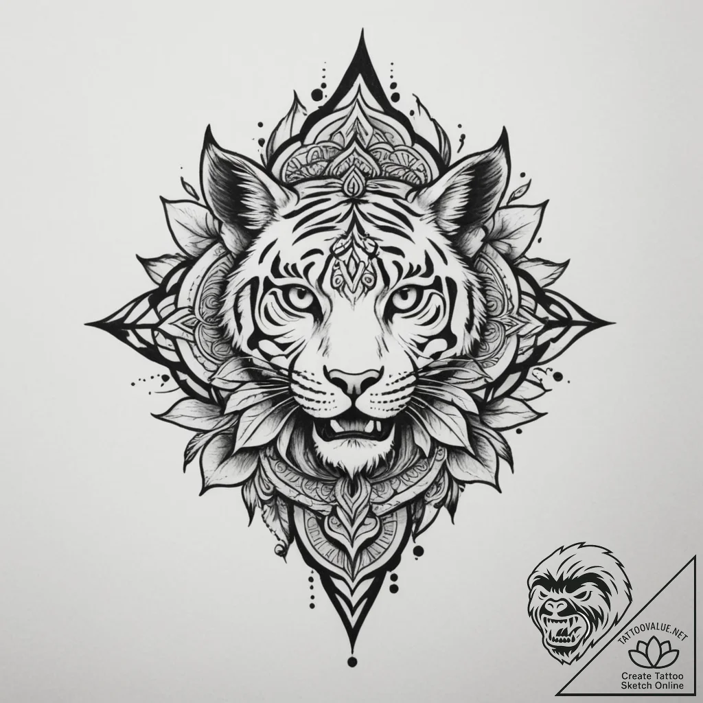 Tattoo sketch a pop of bold color on an other... - tattoo sketch (№1755300776_0, 15.08.2025 23:32) — tattoovalue.net
