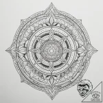 A door standing alone in a field, tattoo sket… – tattoo sketch (№1755302999_0, 16.08.2025 00:09) — tattoovalue.net