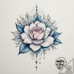 Tattoo design a soft blend of pastel pinks an… – tattoo sketch (№1755314256_0, 16.08.2025 03:17) — tattoovalue.net