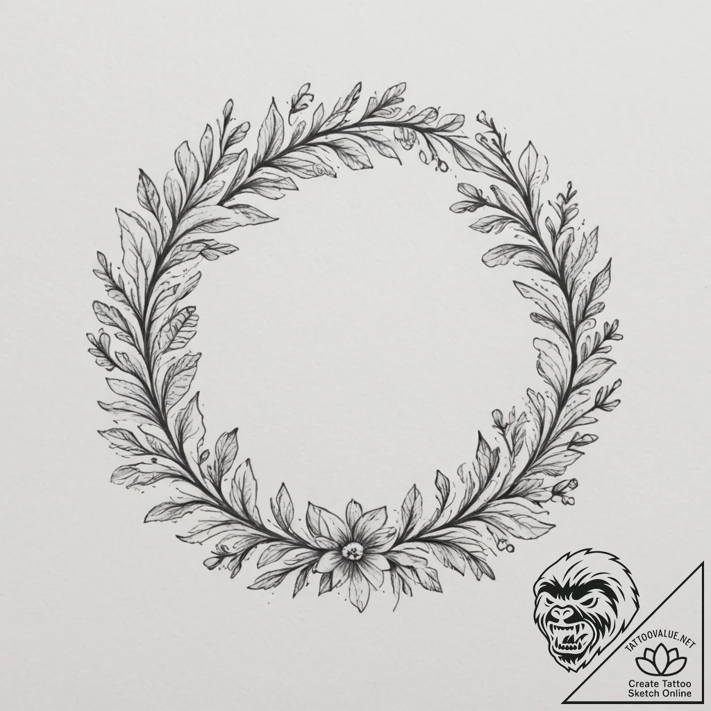 Tattoo sketch: a simple, elegant tattoo of a... - tattoo sketch (№1755315275_0, 16.08.2025 03:34) — tattoovalue.net