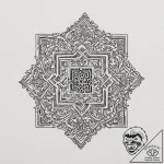 A qr code that links to a secret message, ink… – tattoo sketch (№1755317678_0, 16.08.2025 04:14) — tattoovalue.net