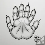 Cat’s paws, concept art for tattoo, on a clea… – tattoo sketch (№1755322325_0, 16.08.2025 05:32) — tattoovalue.net