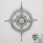 Tattoo design an abstract “aura” surrounding… – tattoo sketch (№1755323738_0, 16.08.2025 05:55) — tattoovalue.net