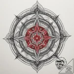 Tattoo sketch a mysterious, glowing orb or cr… – tattoo sketch (№1755324343_0, 16.08.2025 06:05) — tattoovalue.net