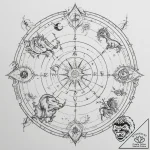 Tattoo sketch a zodiac constellation on an an… – tattoo sketch (№1755329803_0, 16.08.2025 07:36) — tattoovalue.net