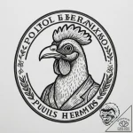 The los pollos hermanos logo, tattoo sketch d… – tattoo sketch (№1755337850_0, 16.08.2025 09:50) — tattoovalue.net