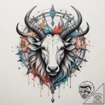 Tattoo design a zodiac symbol integrated into… – tattoo sketch (№1755338649_0, 16.08.2025 10:04) — tattoovalue.net