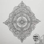 Tattoo sketch a minimalist icon of a “pause m… – tattoo sketch (№1755341658_0, 16.08.2025 10:54) — tattoovalue.net
