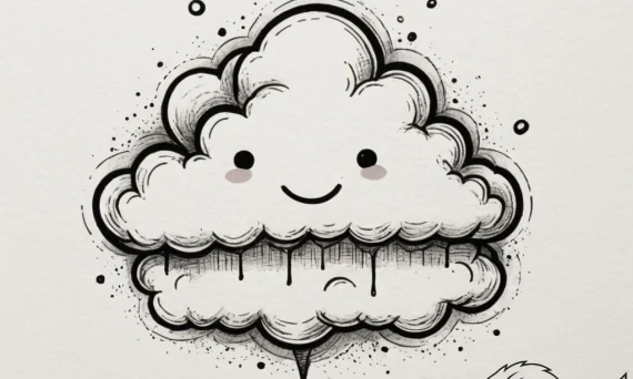 Tattoo sketch a small, whimsical drawing of a... - tattoo sketch (№1755342458_0, 16.08.2025 11:07) — tattoovalue.net