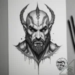 Tattoo design an abstract representation of a… – tattoo sketch (№1755345079_0, 16.08.2025 11:51) — tattoovalue.net