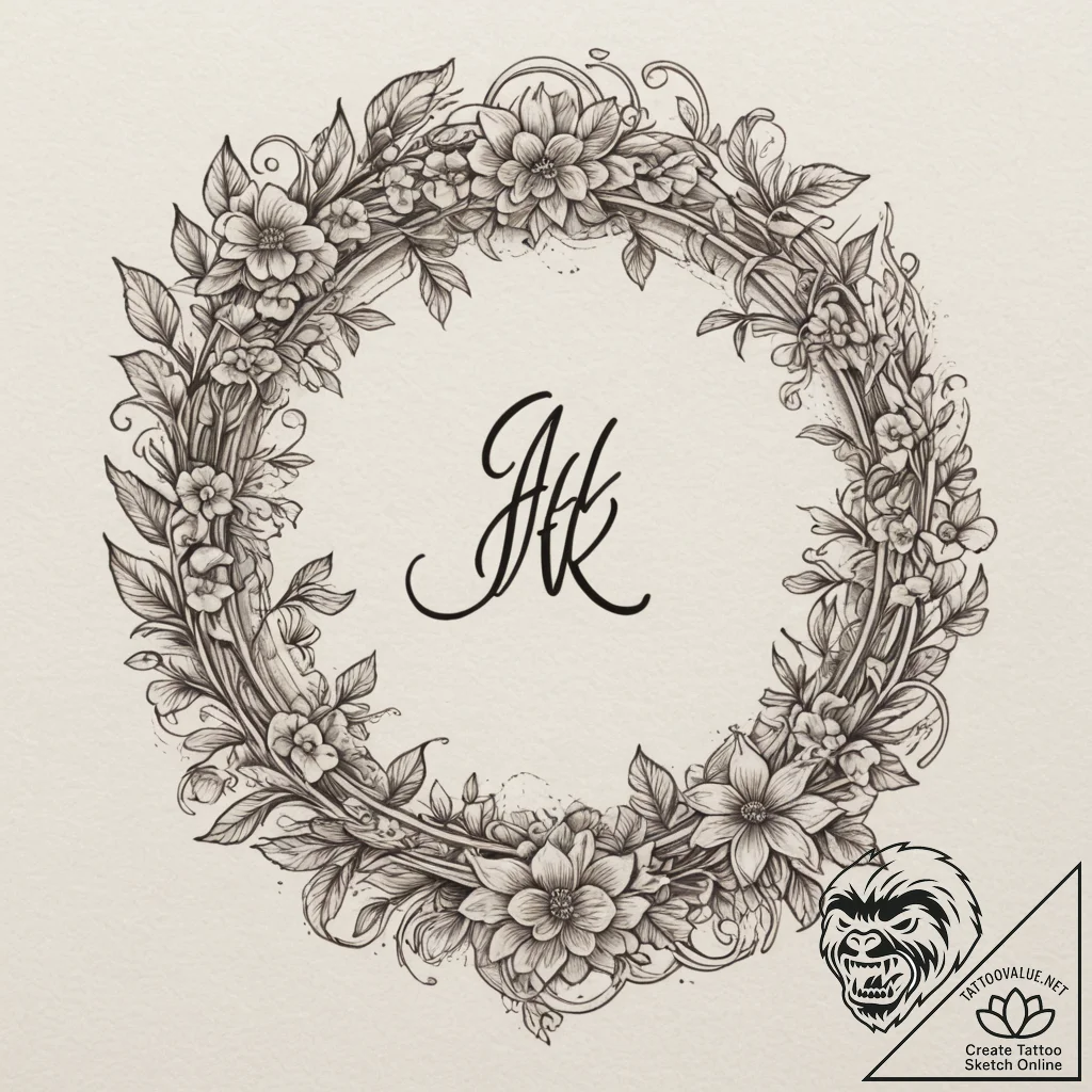 Tattoo sketch a minimalist "afk" away from ke... - tattoo sketch (№1755345280_0, 16.08.2025 11:54) — tattoovalue.net