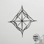 Tattoo design a tiny, minimalist symbol uniqu… – tattoo sketch (№1755345881_0, 16.08.2025 12:04) — tattoovalue.net