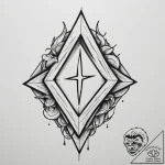 134. tattoo design: a minimalist “klad” rune,… – tattoo sketch (№1755349499_0, 16.08.2025 13:04) — tattoovalue.net