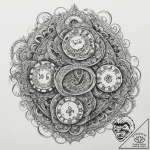 A close-up of a stack of casino chips., tatto… – tattoo sketch (№1755351503_0, 16.08.2025 13:38) — tattoovalue.net
