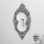 A keyhole shape – tattoo sketch (№1755352104_0, 16.08.2025 13:48) — tattoovalue.net