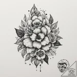 Tattoo sketch a delicate gradient from one co… – tattoo sketch (№1755354109_0, 16.08.2025 14:21) — tattoovalue.net