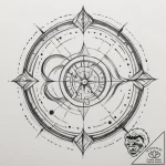 Tattoo design an abstract representation of t… – tattoo sketch (№1755354507_0, 16.08.2025 14:28) — tattoovalue.net