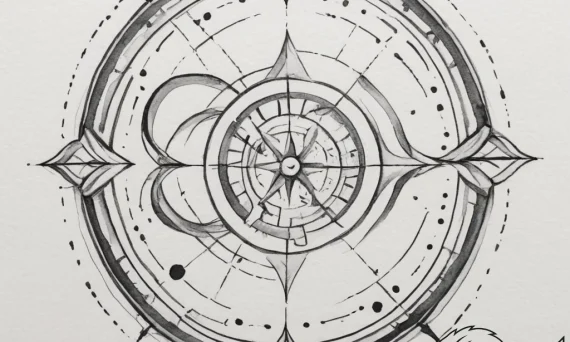 Tattoo design an abstract representation of t... - tattoo sketch (№1755354507_0, 16.08.2025 14:28) — tattoovalue.net