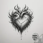 Tattoo design a subtle cosmic dust pattern fo… – tattoo sketch (№1755355303_0, 16.08.2025 14:41) — tattoovalue.net