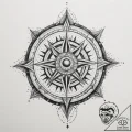 Tattoo design: a stylized kolovrat with subtl... - tattoo sketch (№1755356100_0, 16.08.2025 14:55) — tattoovalue.net