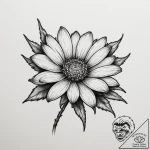 Tattoo sketch a slender sprig of lavender or… – tattoo sketch (№1755360718_0, 16.08.2025 16:11) — tattoovalue.net