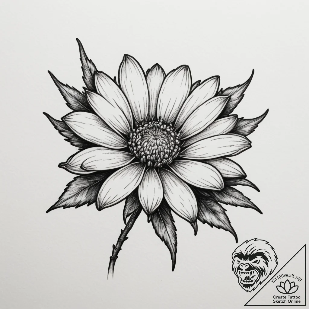 Tattoo sketch a slender sprig of lavender or... - tattoo sketch (№1755360718_0, 16.08.2025 16:11) — tattoovalue.net