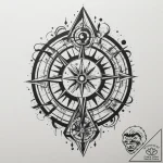 Tattoo design a zodiac symbol integrated into… – tattoo sketch (№1755363712_0, 16.08.2025 17:01) — tattoovalue.net