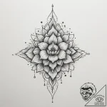 Tattoo design an abstract depiction of resili… – tattoo sketch (№1755364323_0, 16.08.2025 17:12) — tattoovalue.net