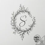 Tattoo design a flowing vine with small leave… – tattoo sketch (№1755364937_0, 16.08.2025 17:22) — tattoovalue.net