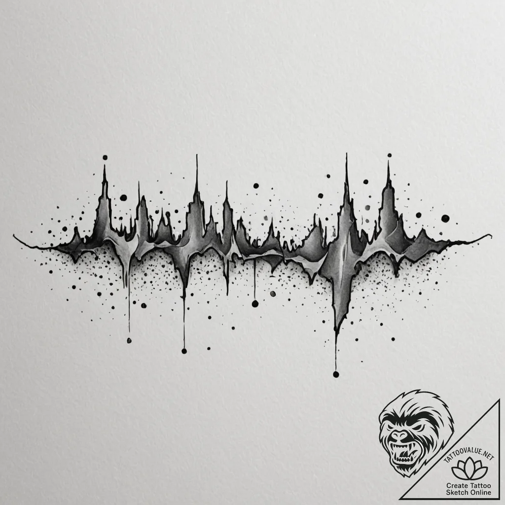 Tattoo sketch an abstract rendering of a "lev... - tattoo sketch (№1755367204_0, 16.08.2025 18:00) — tattoovalue.net