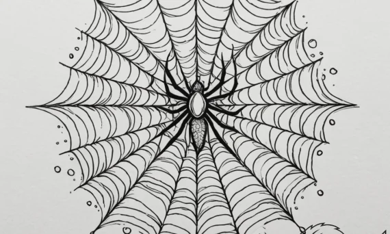 Tattoo design a delicate, intricate spiderweb... - tattoo sketch (№1755368620_0, 16.08.2025 18:23) — tattoovalue.net