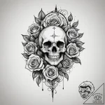 Tattoo design a minimalist line transforming… – tattoo sketch (№1755369222_0, 16.08.2025 18:33) — tattoovalue.net