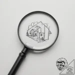 A magnifying glass focusing on a tiny detail – tattoo sketch (№1755369625_0, 16.08.2025 18:40) — tattoovalue.net