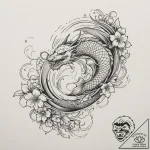 Tattoo sketch an abstract representation of “… – tattoo sketch (№1755371414_0, 16.08.2025 19:10) — tattoovalue.net
