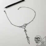 Tattoo sketch a fine line jewelry piece (e.g…. – tattoo sketch (№1755372605_0, 16.08.2025 19:30) — tattoovalue.net